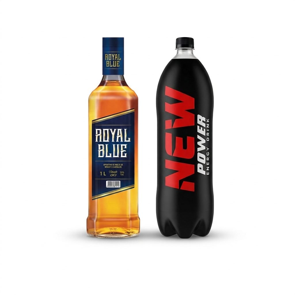 Combo Royal Blue + New Power 2 L + 4 gelos
